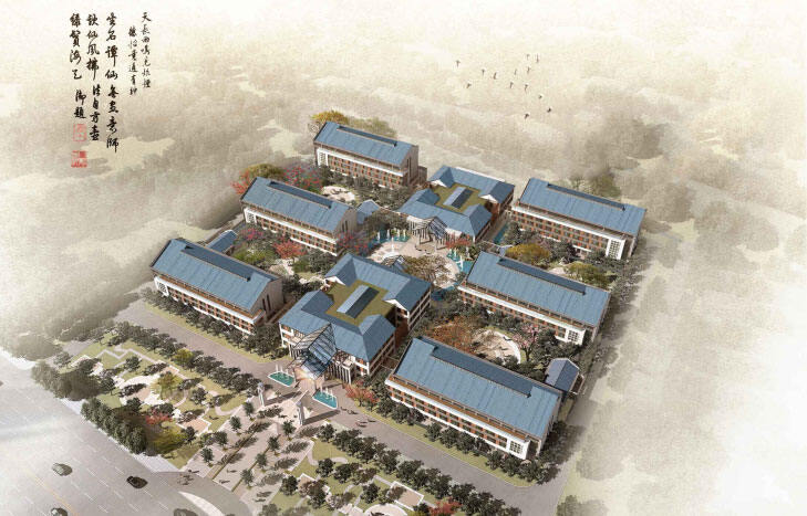 西宁和睦康养园鸟瞰图