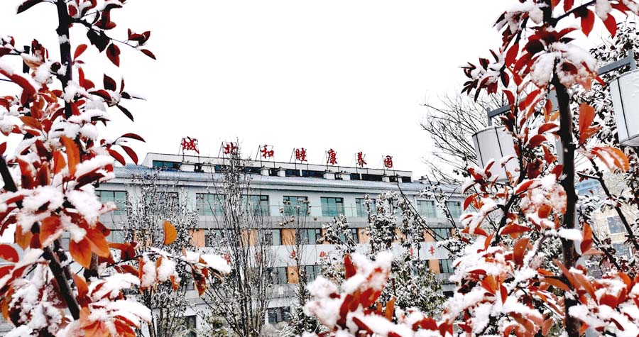 记西宁和睦康养园的第一场雪